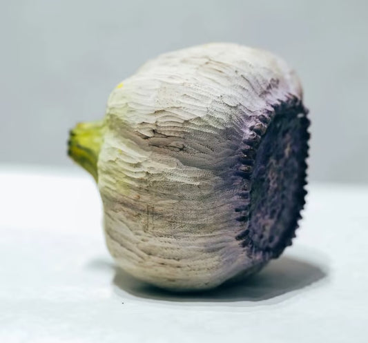 Handcrafted Camphorwood Garlic Clove Ornament