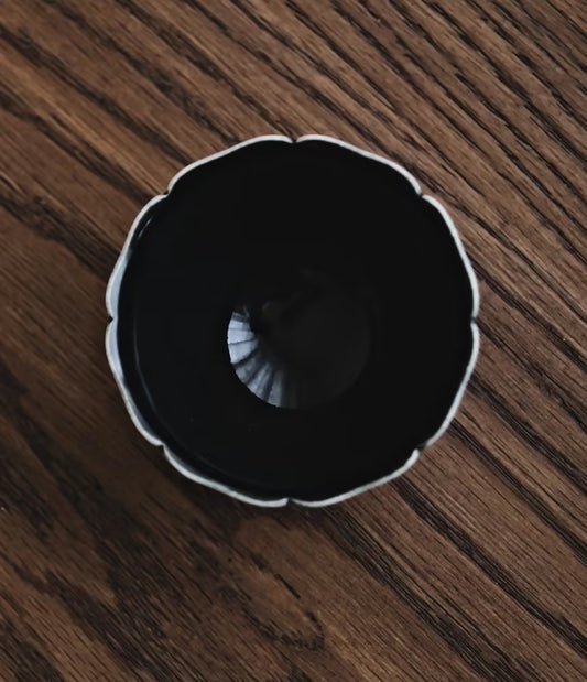 Manxi Hand-Painted Butterfly Tea Cup