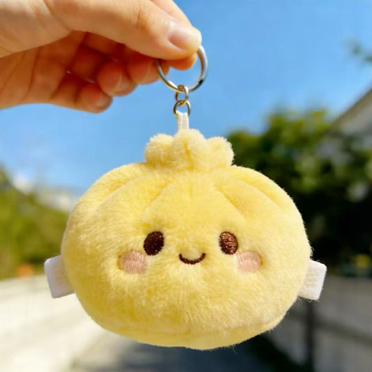 Cute Soup Dumpling Plush Doll Keychain Blind Box Toy