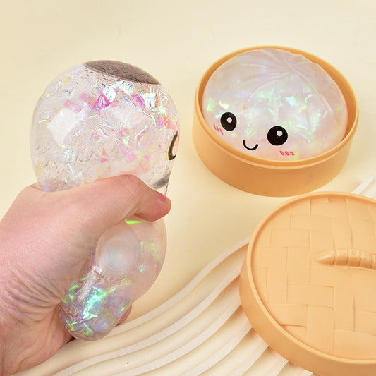 Facial Expression Pork Bun Slow Rise Stress Relief Squishy Toy