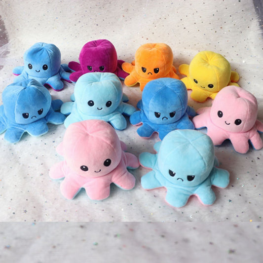 Reversible Flip Octopus Plush Doll