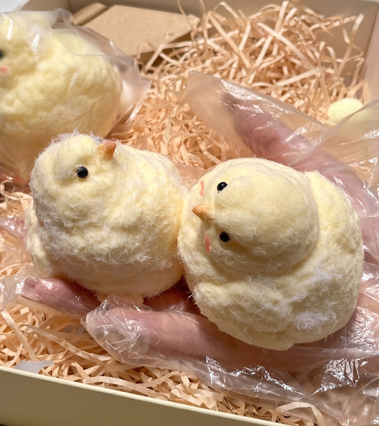 TPR Strawberry Large Chick Stress Relief Squishy Toy