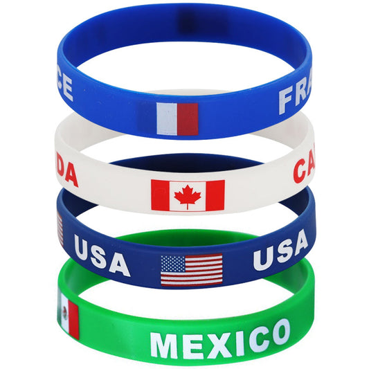 2026 World Cup Fan Cheer Soccer Wristband
