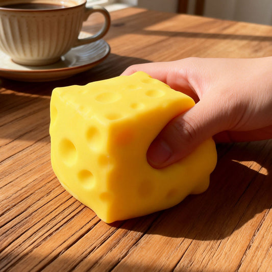 Large umbo Slow Rise Stress Relief Realistic Cheese Squishy Toy