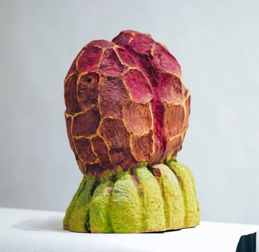 Handcrafted Camphorwood Fire Curtain Fruit Ornament