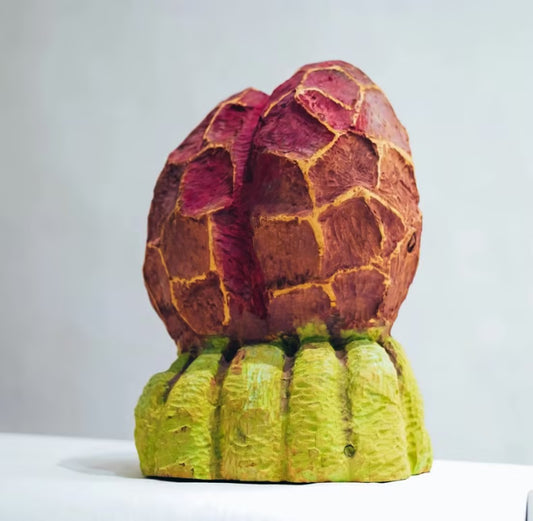 Handcrafted Camphorwood Fire Curtain Fruit Ornament