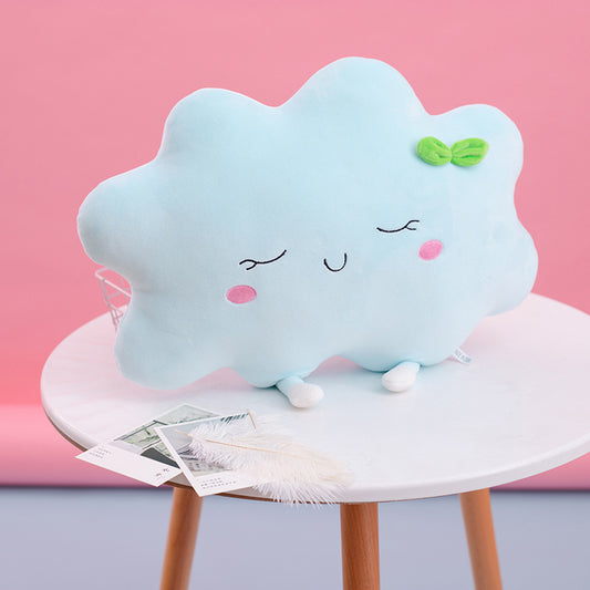 Ins Hot Nordic Sun Pillow Girl Heart Cloud Down Cotton Plush Cushion Home Sofa Decorative Cushion