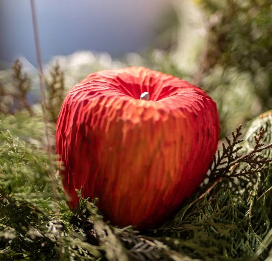 Handcrafted Camphorwood Red Berry Ornament