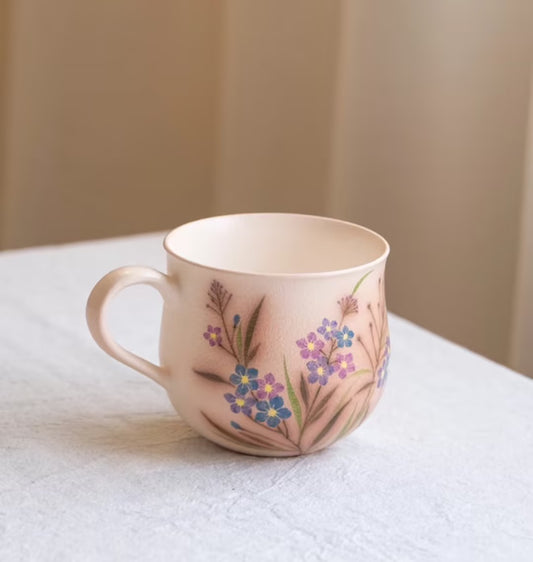 Underglaze Hand-Painted Ceramic Tea Cup