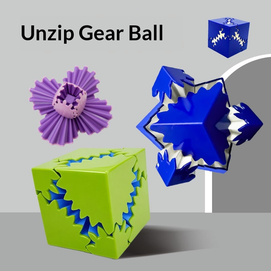 3D Gear Ball Rotating Sphere Stress Reliever Fidget Toy