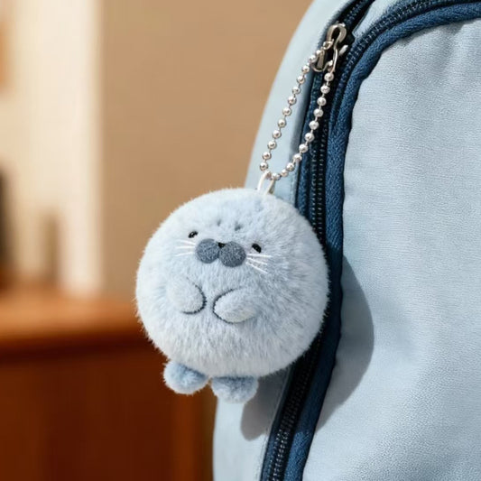 Seal Gray Dumpling Plush Pendant Cartoon Doll