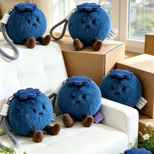Blueberry Bad Luck Blocker Plush Keychain