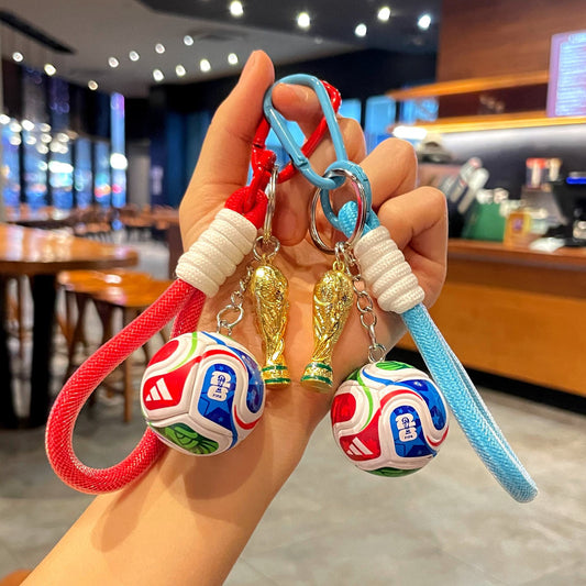 2026 World Cup Soccer Mini Ball Souvenir Keyring Fan Keychain