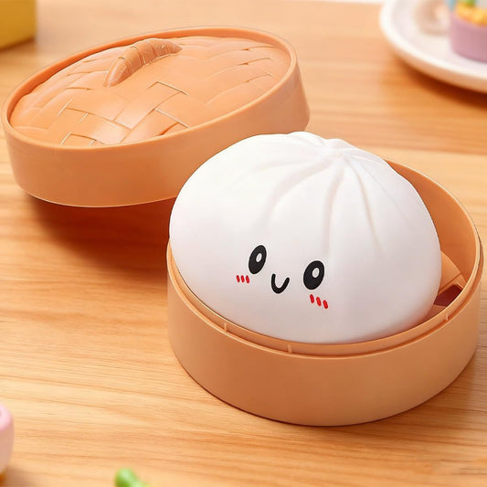 Giant Dumpling Squishy Extra Large Steamed Bun Stress Relief Squeeze Toy