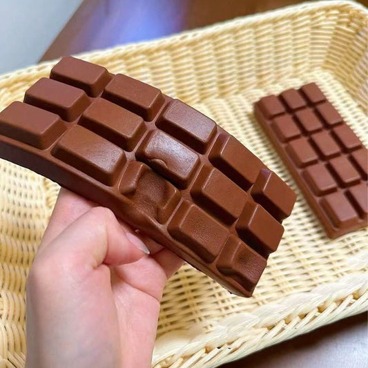 Large Soft Wet Feel Stress Relief Chocolate Slow Rise Squishy Toy