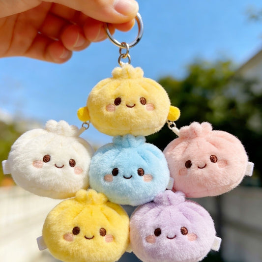 Cute Soup Dumpling Plush Keychain Blind Box Toy
