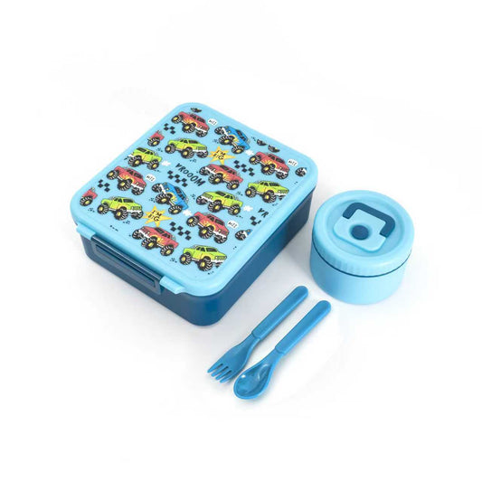 Compartment Kids Lunch Box, Square Bento Box