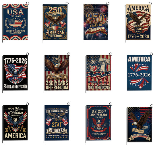 Independence Day 250th Linen Garden Flag