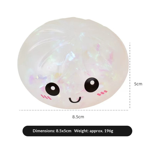 Facial Expression Pork Bun Slow Rise Stress Relief Squishy Toy