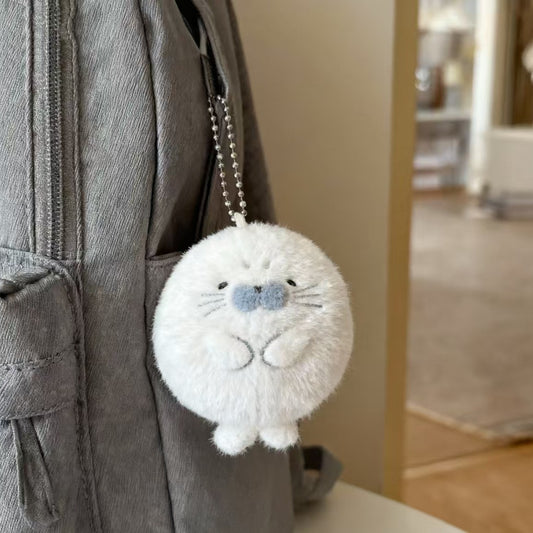 Seal Gray Dumpling Plush Pendant Cartoon Doll