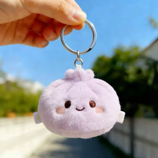 Cute Soup Dumpling Plush Doll Keychain Blind Box Toy