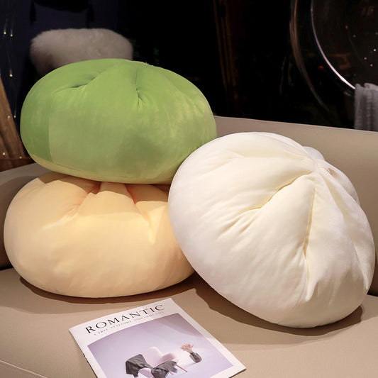 Cute Big Meat Bun Stuffed Hugging Pillow Soup Dumpling Doll Birthday Gift Plush Toy
