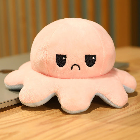 Reversible Flip Octopus Plush Doll