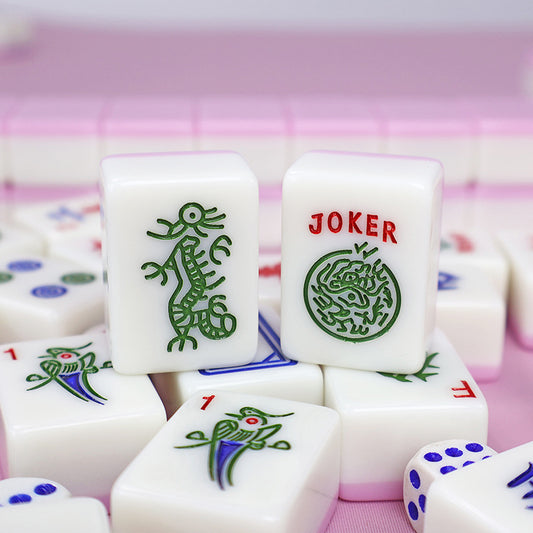 American Mahjong Set 30-42mm 144/166 Tiles Gift