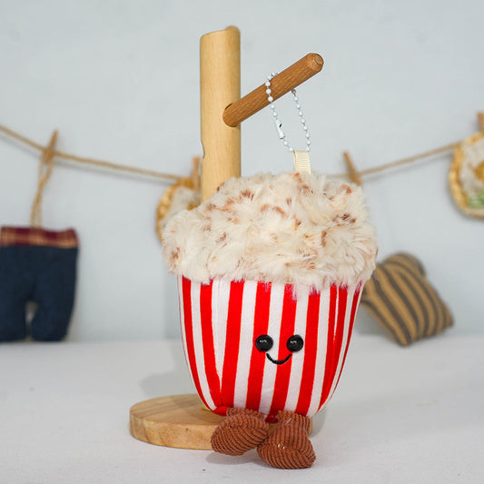Popcorn Coconut Plush Doll Pendant