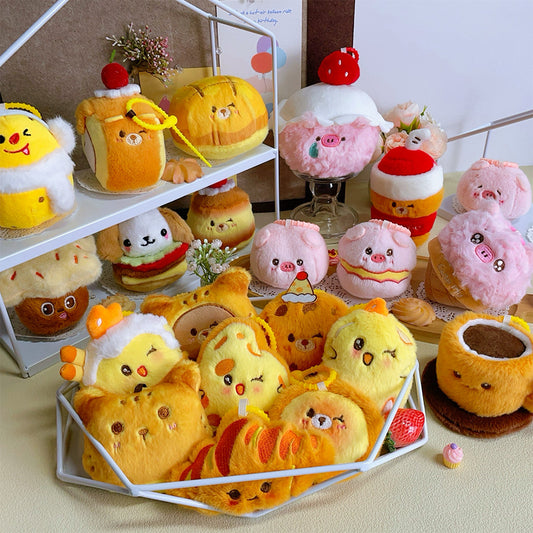 Cute Cake Dessert Plush Pendant Doll