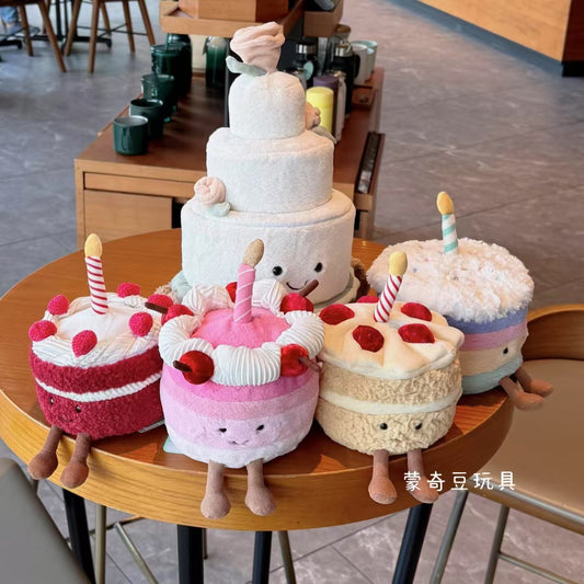 Birthday Cake Plush Wedding Toss Doll