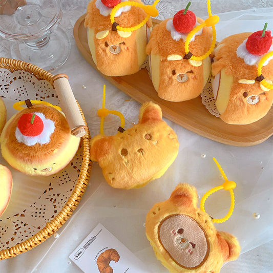 Baked Dessert Plush Doll Pendant