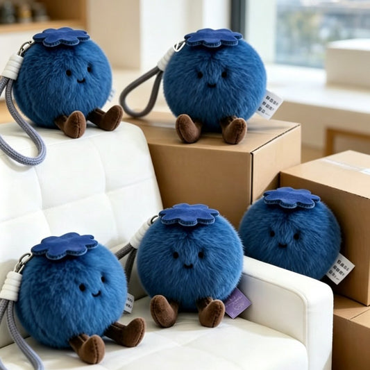 Blueberry Bad Luck Blocker Plush Keychain