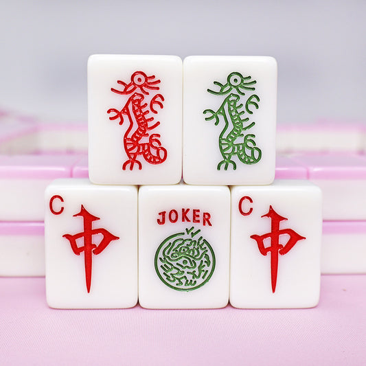 American Mahjong Set 30-42mm 144/166 Tiles Gift