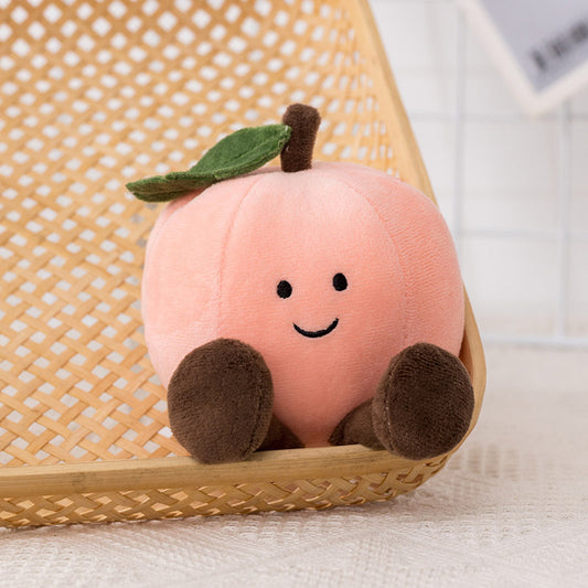 Banana Peach Eggplant Pear Plush Doll Pendant