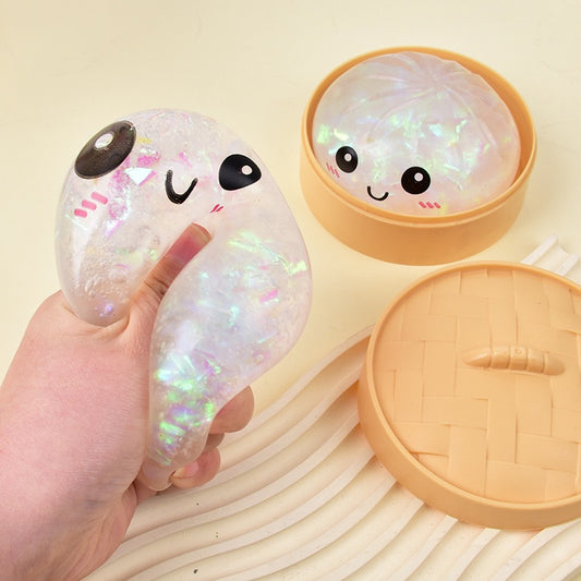 Facial Expression Pork Bun Slow Rise Stress Relief Squishy Toy