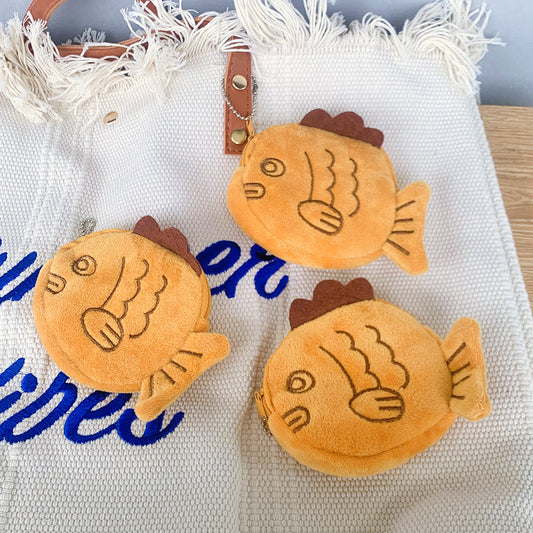 Taiyaki Plush Coin Purse