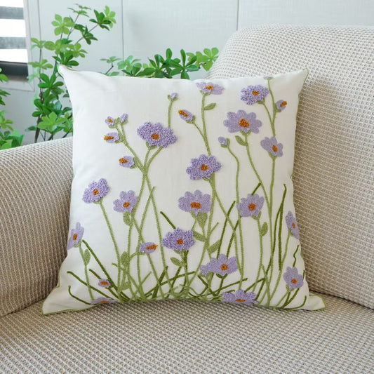 French Nordic Tulip Sofa Pillow Case