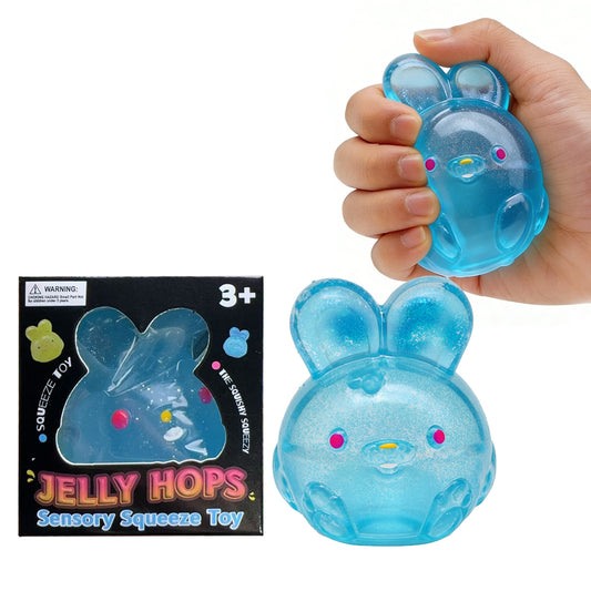 Jelly Pinch Fun, Childlike And Cute Simulation Rabbit Pinch Decompression Toy Made Of Tpr Material To Decompress And Pinch Fun
