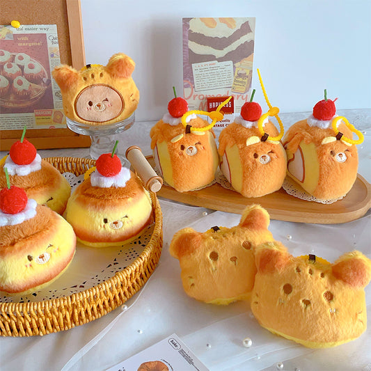 Baked Dessert Plush Doll Pendant