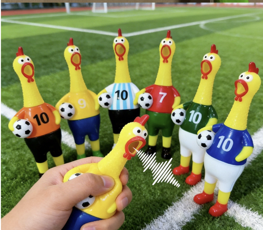 Screaming Chicken World Cup Jersey Toy