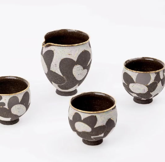 Hand-Painted Garden Series Floral Cup