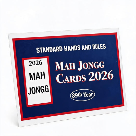 American Mahjong League Official Rules Score Card